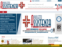 Tablet Screenshot of progettoassistenza.com